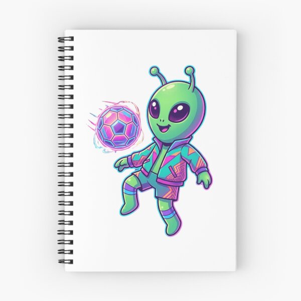Item preview, Cute Alien Vaporwave Cosmic Soccer Player designed and sold by EchoPrint Co..