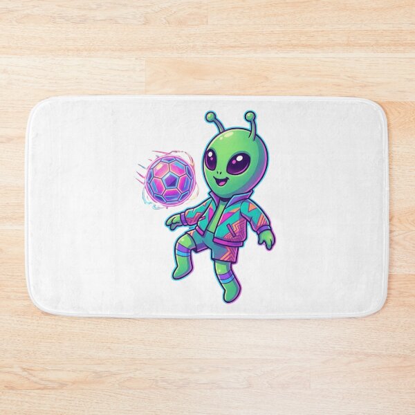 Item preview, Cute Alien Vaporwave Cosmic Soccer Player designed and sold by EchoPrint Co..
