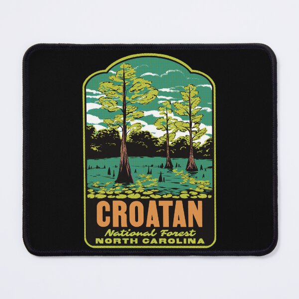 Item preview, Croatan National Forest North Carolina Retro designed and sold by HalpinDesign.