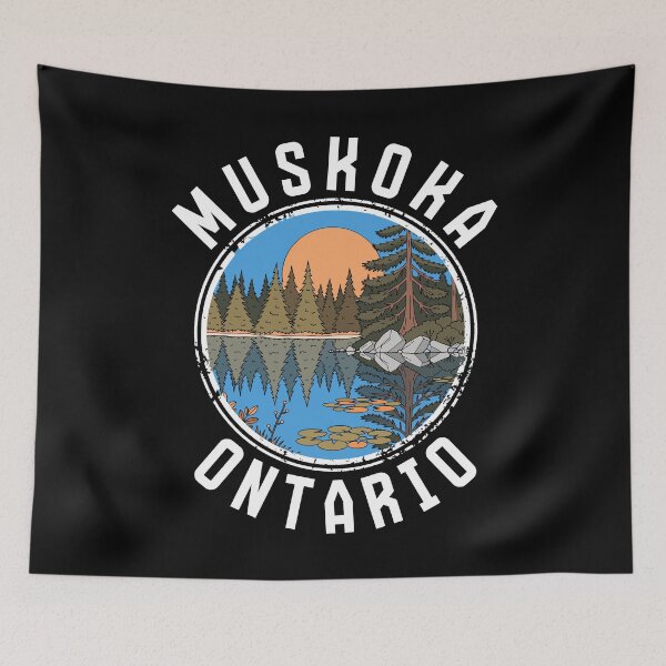 Item preview, Muskoka - Ontario (with White Lettering) designed and sold by VelvetRoom.
