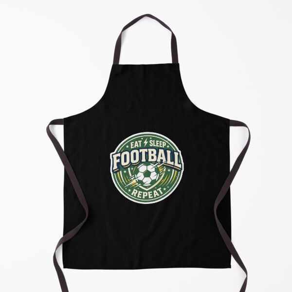 Item preview, Eat Sleep Football Repeat Soccer Fan Sticker designed and sold by Designspot2020.