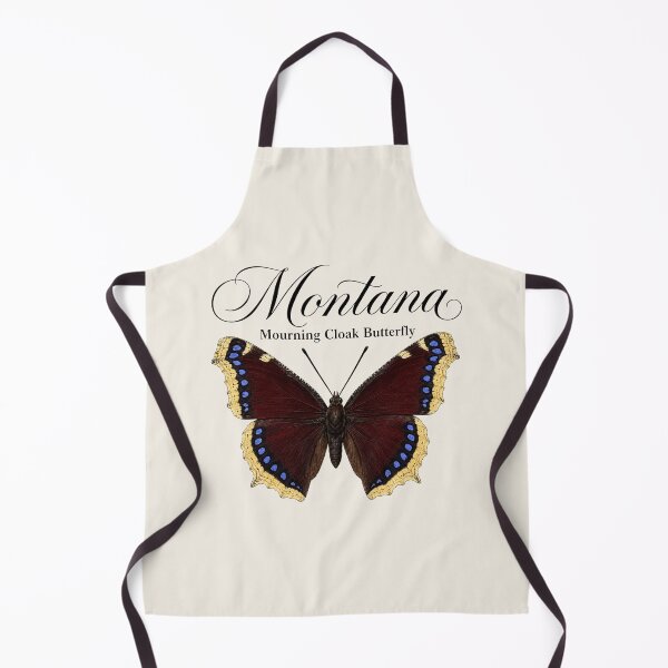 Item preview, Montana Mourning Cloak Butterfly Vintage State Butterfly Art designed and sold by The-Drip-Studio.