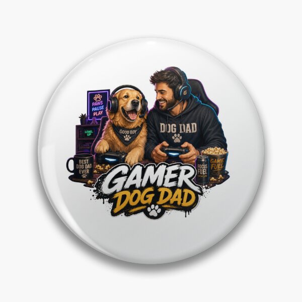 Item preview, Midnight Gamer Golden Retriever Dog Dad Kawaii Gaming T-Shirt designed and sold by Ashley critters.