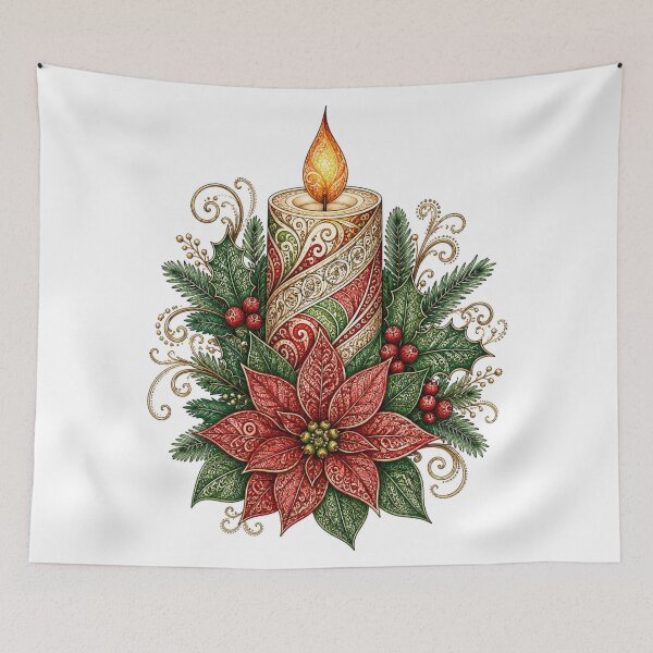 Item preview, Christmas Candle designed and sold by PaintedbyCarol.