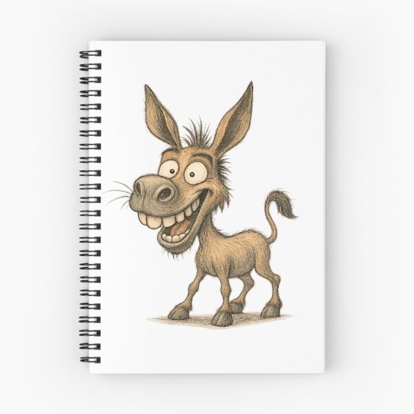Item preview, Expressive Donkey – Funny Smiling Donkey Art designed and sold by Yomere.