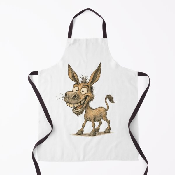 Item preview, Expressive Donkey – Funny Smiling Donkey Art designed and sold by Yomere.