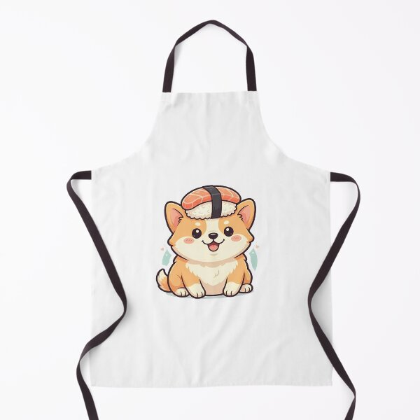 Item preview, Cute Kawaii Sushi Corgi Dog Sticker designed and sold by YALLABUY.