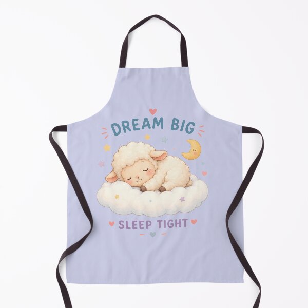 Item preview, Dream Big Sleep Tight – Cute Sleeping Lamb on Cloud Kawaii Inspirational Design designed and sold by Tidarat-27.