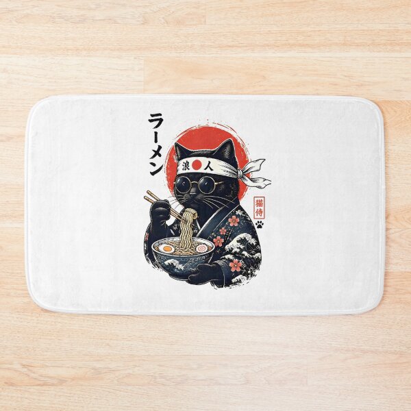 Item preview, Ramen Cat Samurai Kawaii Style designed and sold by Amr Siam.