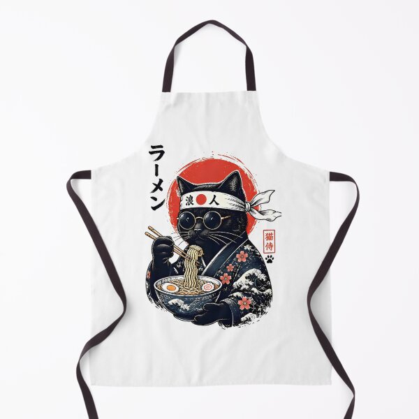 Item preview, Ramen Cat Samurai Kawaii Style designed and sold by Amr Siam.
