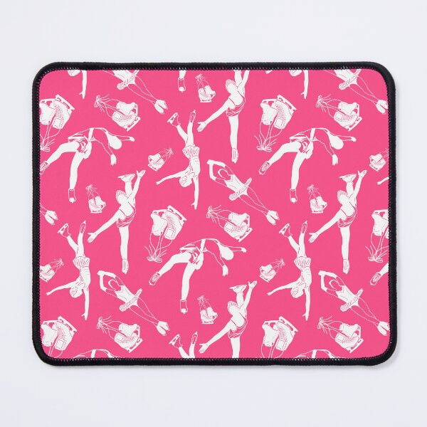 Item preview, Female Figure Skaters Retro Pop Collection in Vibrant Pink designed and sold by PD-Skating.