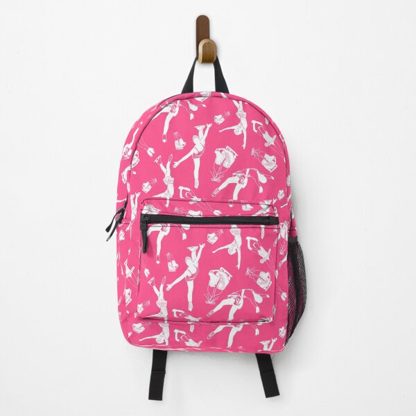 Item preview, Female Figure Skaters Retro Pop Collection in Vibrant Pink designed and sold by Purposely Designed.