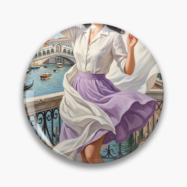 Item preview, Vintage Venetian Summer Celebration Fine Art Print designed and sold by Vincent-68.