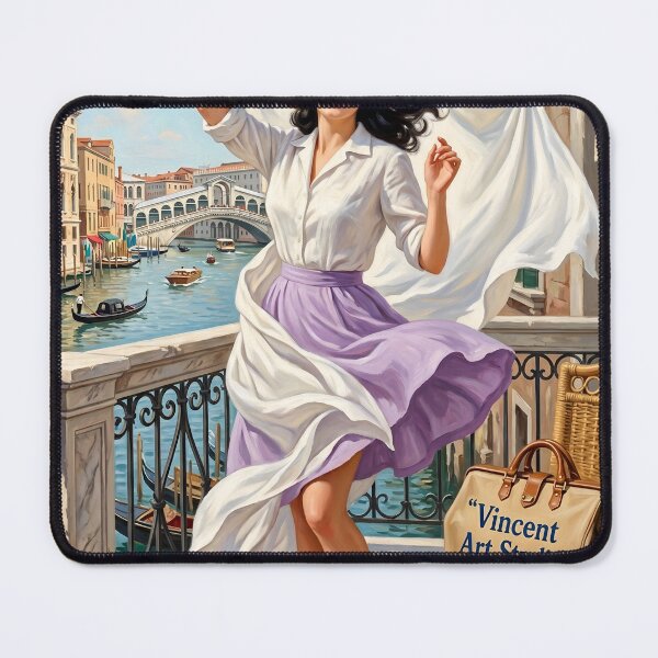 Item preview, Vintage Venetian Summer Celebration Fine Art Print designed and sold by Vincent-68.