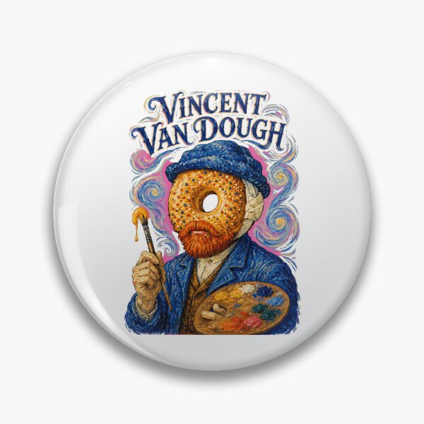 Item preview, Vincent Van Dough Funny Donut Art designed and sold by soondoock.