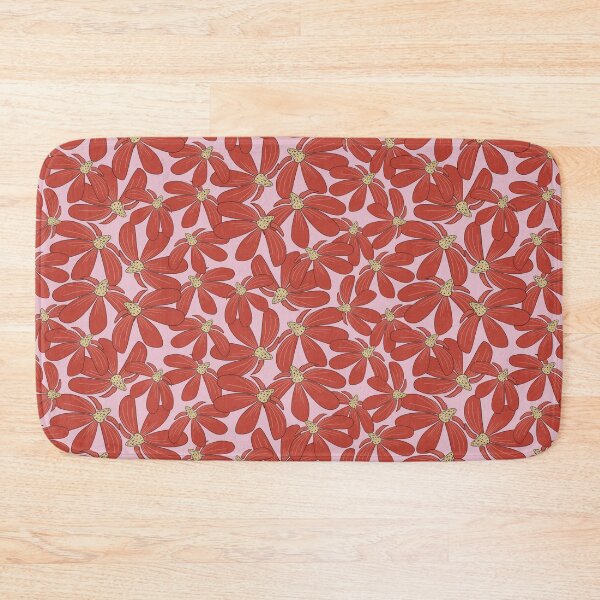 Item preview, Intense red bloom - Pink Background  designed and sold by Fiorart Studio .