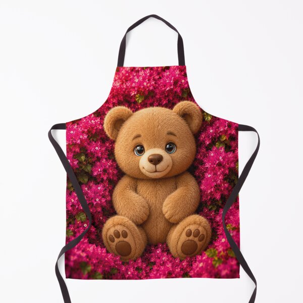 Item preview, Cute Teddy Bear In Pink Blossoms designed and sold by Rohan132.