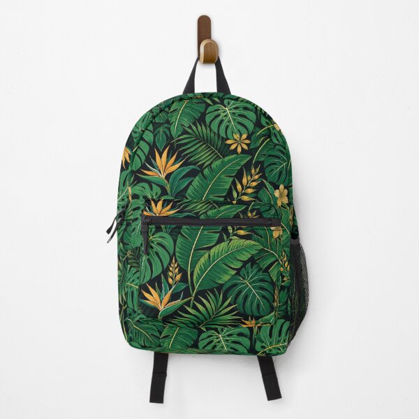 Item preview, Emerald Jungle Bloom | Tropical Botanical Floral Pattern designed and sold by RachaelSam.
