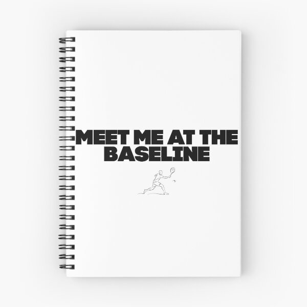 Item preview, Meet Me at the Baseline - Tennis designed and sold by RunningWhiskers.