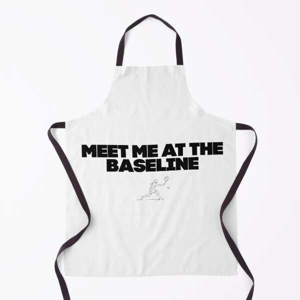 Item preview, Meet Me at the Baseline - Tennis designed and sold by RunningWhiskers.