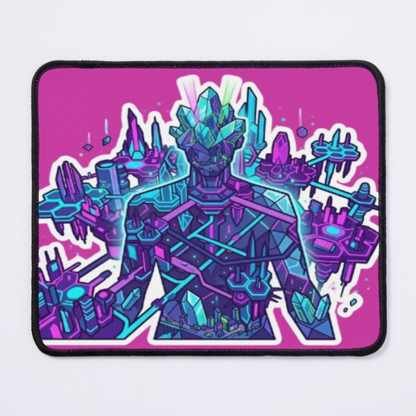 Item preview, Cybernetic Crystal Being Illustration designed and sold by DailySparks.