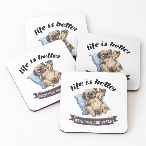 Item preview, Pug Pizza designed and sold by MOFAPPAREL.