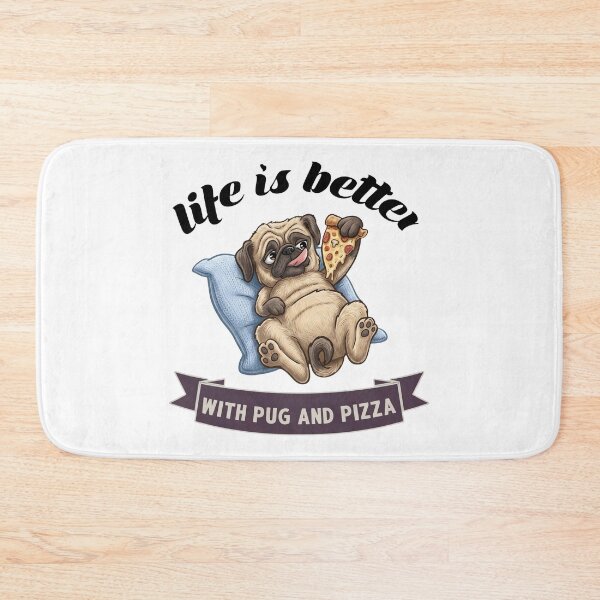 Item preview, Pug Pizza designed and sold by MOFAPPAREL.