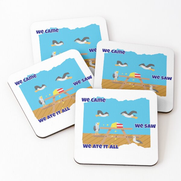Item preview, We came, we saw, we ate it all funny seagulls designed and sold by DesignsbyDustin.
