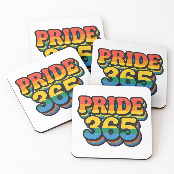 Item preview, Pride 365 Retro Groovy Rainbow Bold Queer Pride Typography designed and sold by Haus Of Sin.