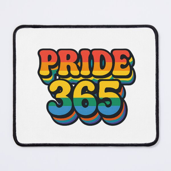 Item preview, Pride 365 Retro Groovy Rainbow Bold Queer Pride Typography designed and sold by Haus Of Sin.