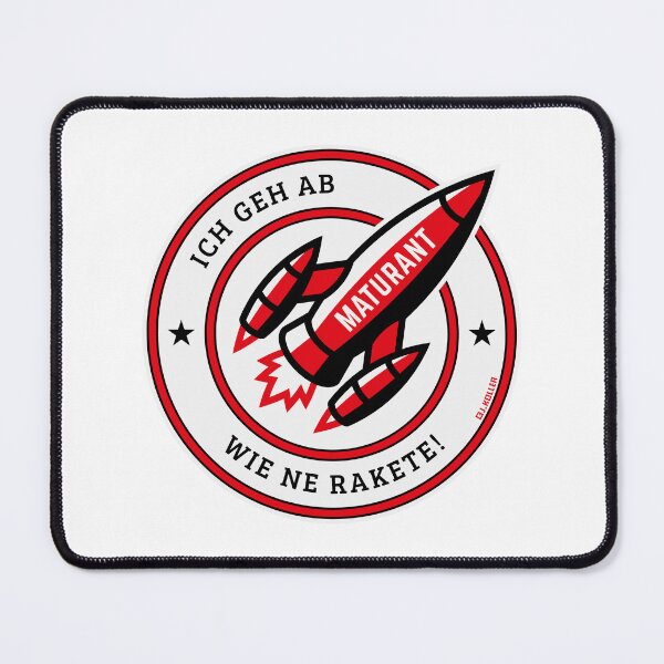 Item preview, High school graduate – I'm going off like a rocket! (High school diploma / rocket / POS Red) designed and sold by Roderix.