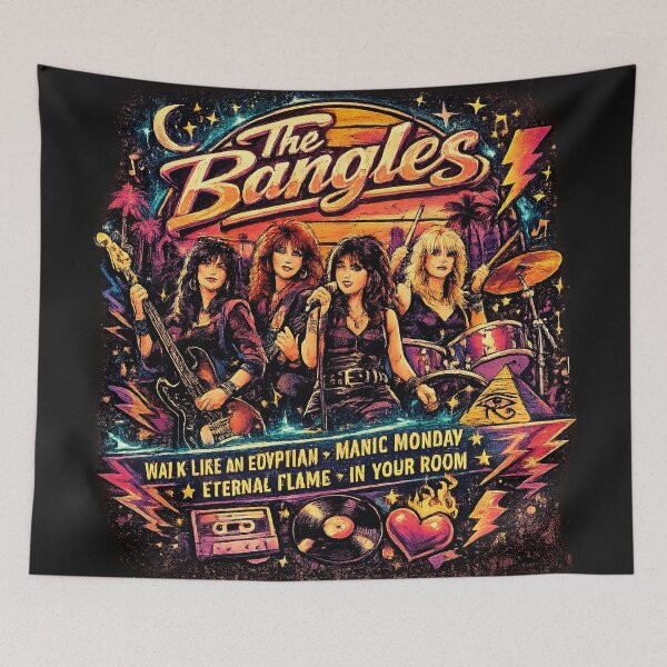 Item preview, The Bangles in Neon Retro Glory designed and sold by hablot86.