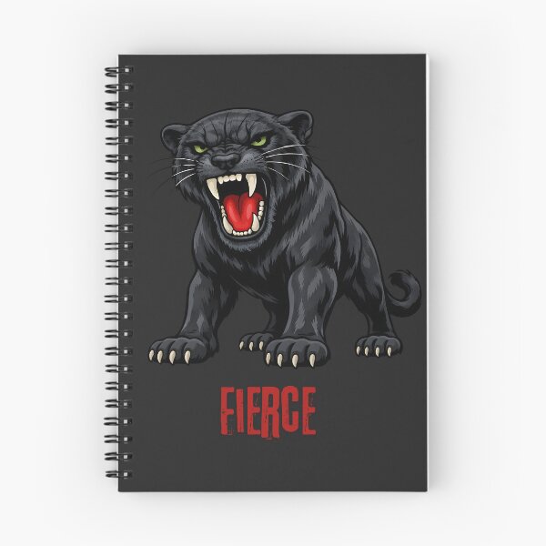 Item preview, Fierce Black Panther Sticker and T-Shirt designed and sold by ROARSOME DESiGNS.