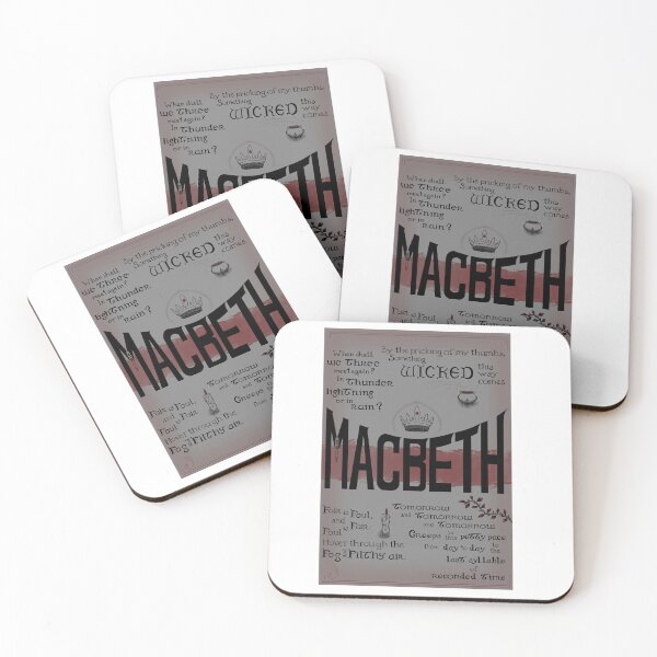 Item preview, Macbeth Poster Handwritten designed and sold by Tatianna Salvador.