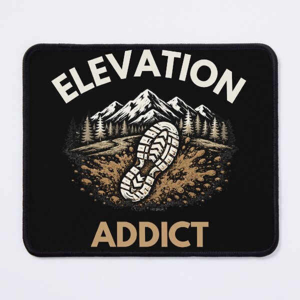 Item preview, Elevation Addict | Trail Running Mountain Runner T-Shirt designed and sold by The Hairy Melon.