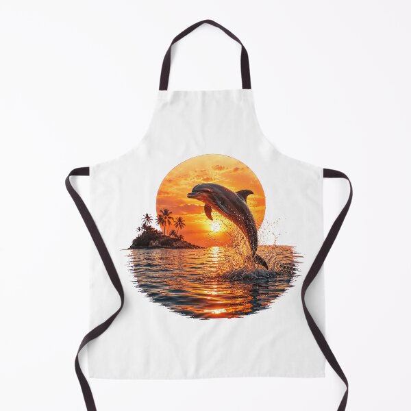 Item preview, Dolphin Sunset Ocean Scene designed and sold by Passionread.