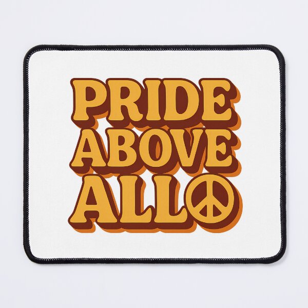 Item preview, Pride Above All Retro Groovy Bold Queer Pride Typography designed and sold by Haus Of Sin.