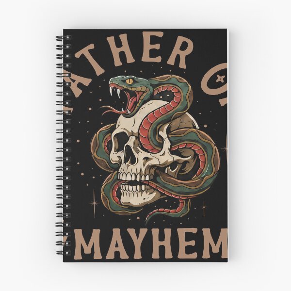 Item preview, Father Of Mayhem Father's Day Skull Snake Dad designed and sold by DianneShelton.
