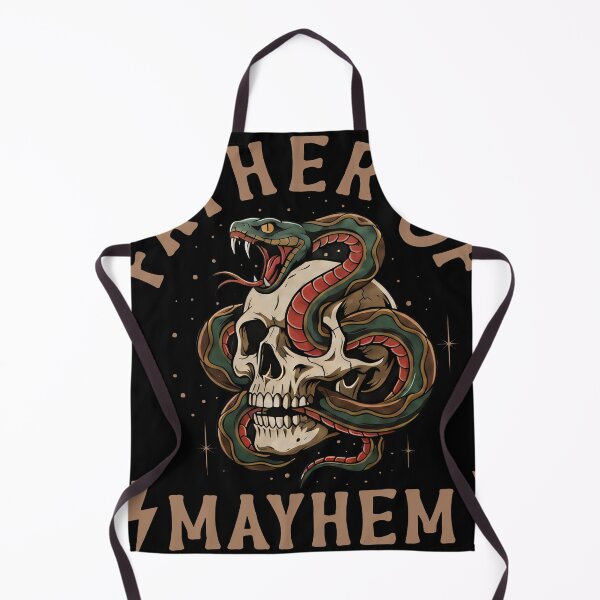 Item preview, Father Of Mayhem Father's Day Skull Snake Dad designed and sold by DianneShelton.