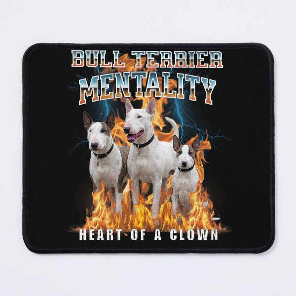 Item preview, Bull Terrier Mentality Heart Of A Clown – Playful Dog Breed Gift designed and sold by HoshisWorld2018.