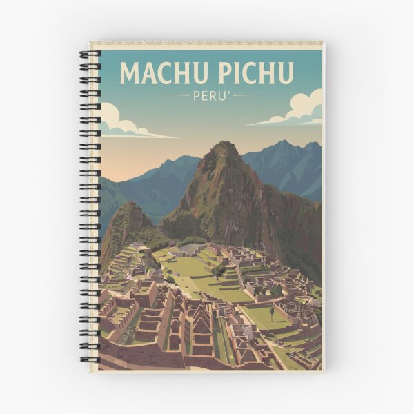 Item preview, Machu Picchu Vintage Travel Art - Perù designed and sold by Wanderprintt.