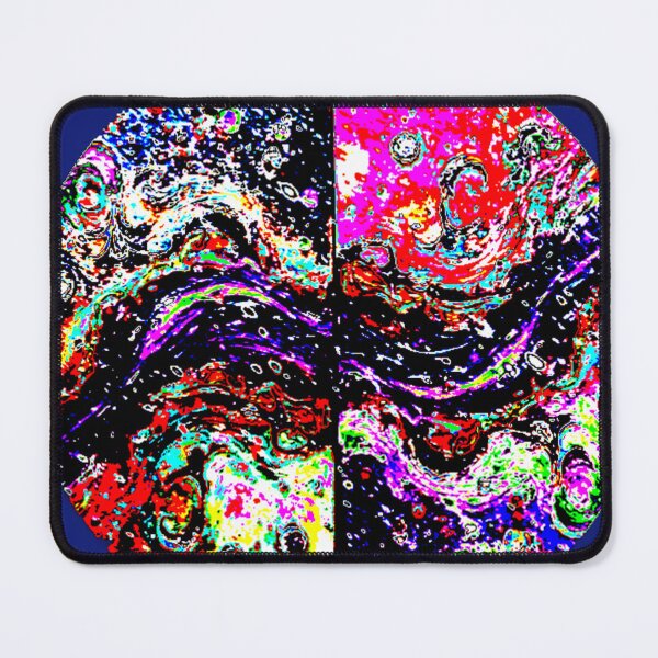 Item preview, cosmic waves round E 3 colorful geometric abstract design designed and sold by SmashingDeals.