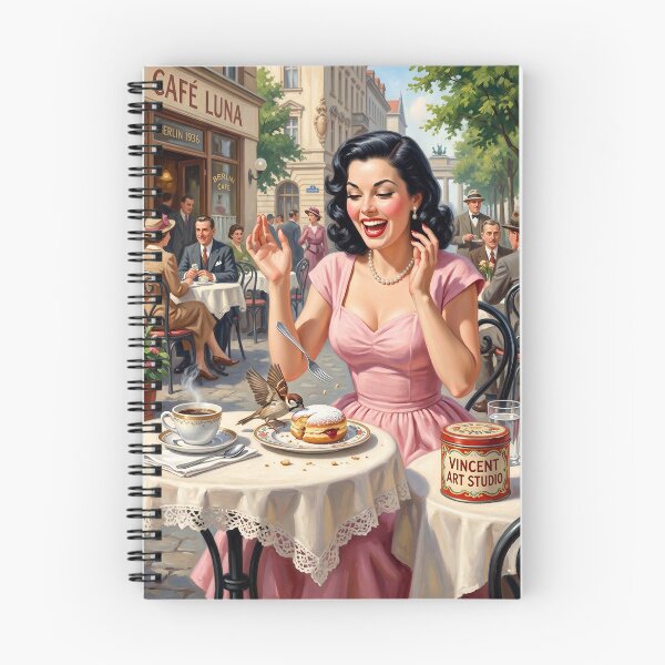 Item preview, 1930s Berlin Cafe Vintage Style Art Print designed and sold by Vincent-68.