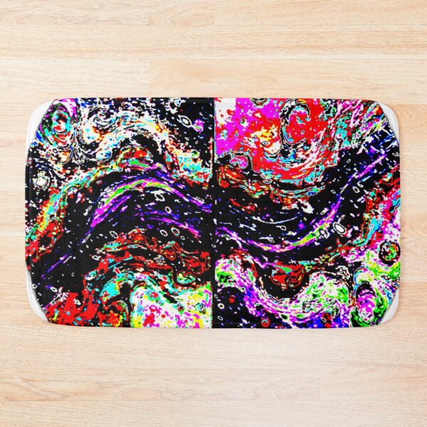 Item preview, cosmic waves round E 3 colorful geometric abstract design designed and sold by SmashingDeals.