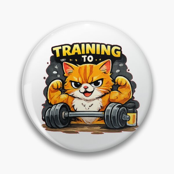 Item preview, cat fitness designed and sold by DailyQuestPrint.