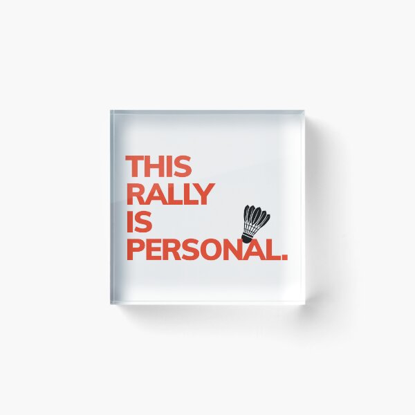 Item preview, This Rally is Personal - Badminton Funny Competitive designed and sold by RunningWhiskers.