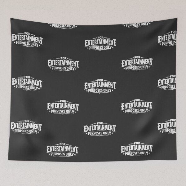 Item preview, For Entertainment Purposes Only Funny Disclaimer Quote designed and sold by tronictees.