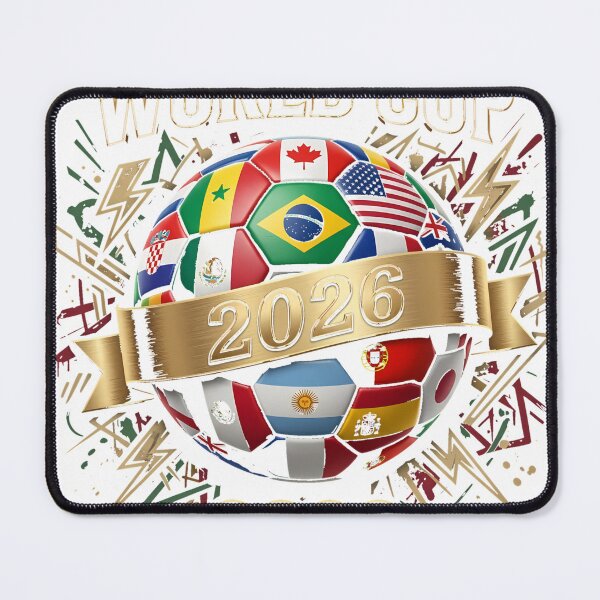 Item preview, 2026 World Cup Soccer Ball Flags - Global Football Championship Celebration Classic T-Shirt designed and sold by ‘Nothing Scares Me’ Store.