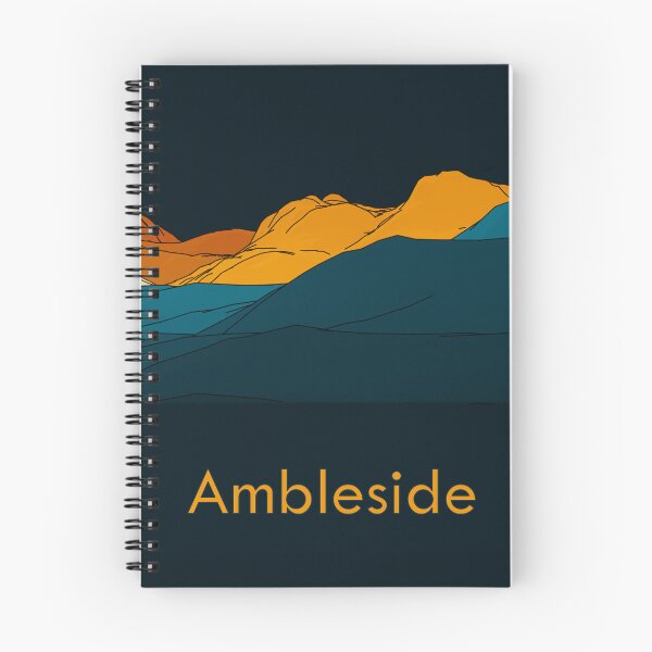 Item preview, Stylised view from Waterhead in Ambleside (v1) designed and sold by LazloWoodbine.