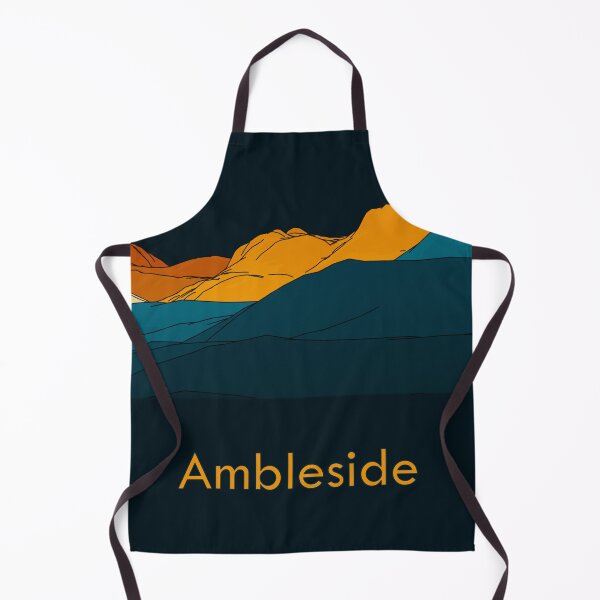 Item preview, Stylised view from Waterhead in Ambleside (v1) designed and sold by LazloWoodbine.